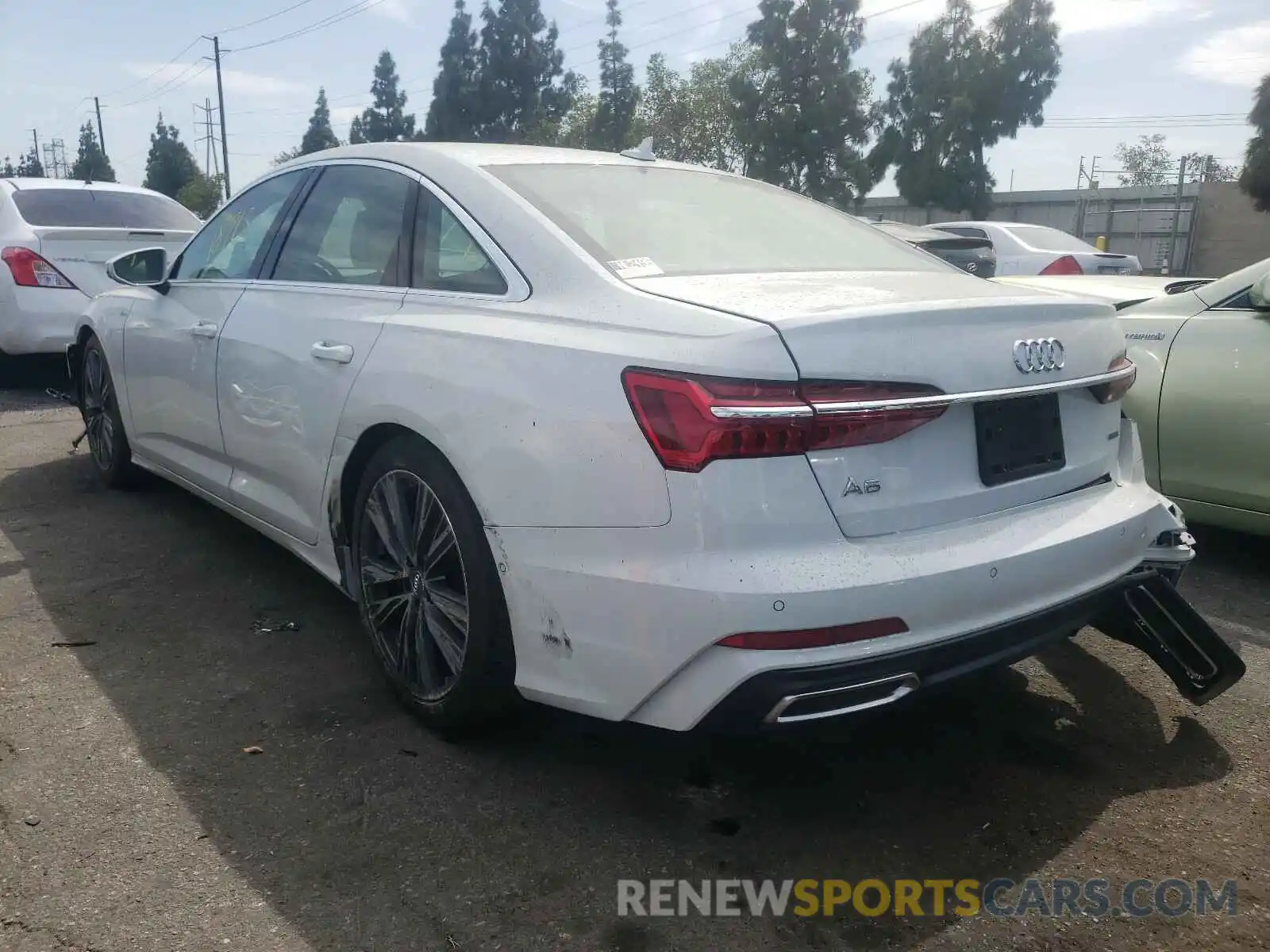 3 Photograph of a damaged car WAUL2AF22KN022574 AUDI A6 2019