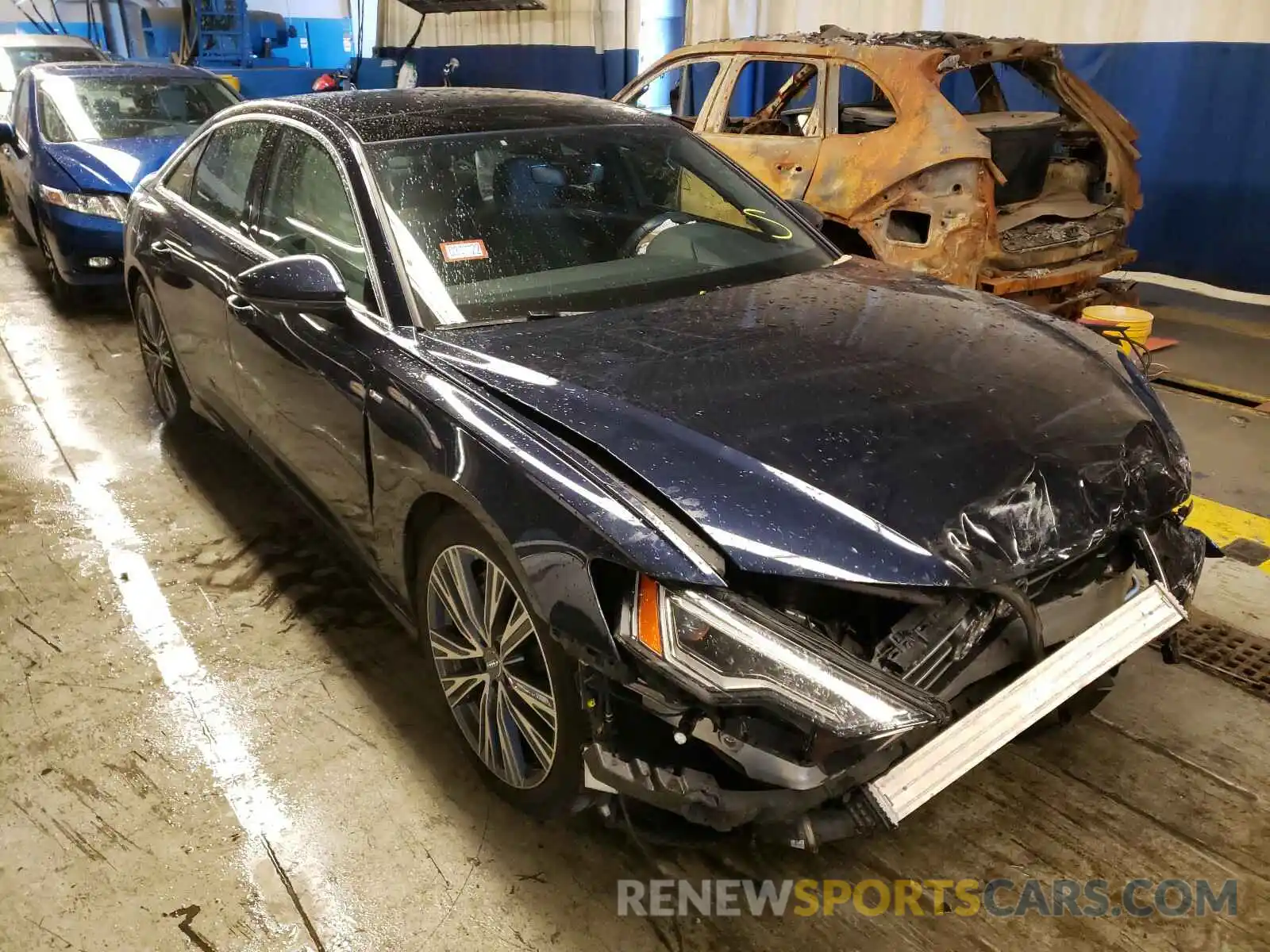 1 Photograph of a damaged car WAUL2AF22KN022834 AUDI A6 2019