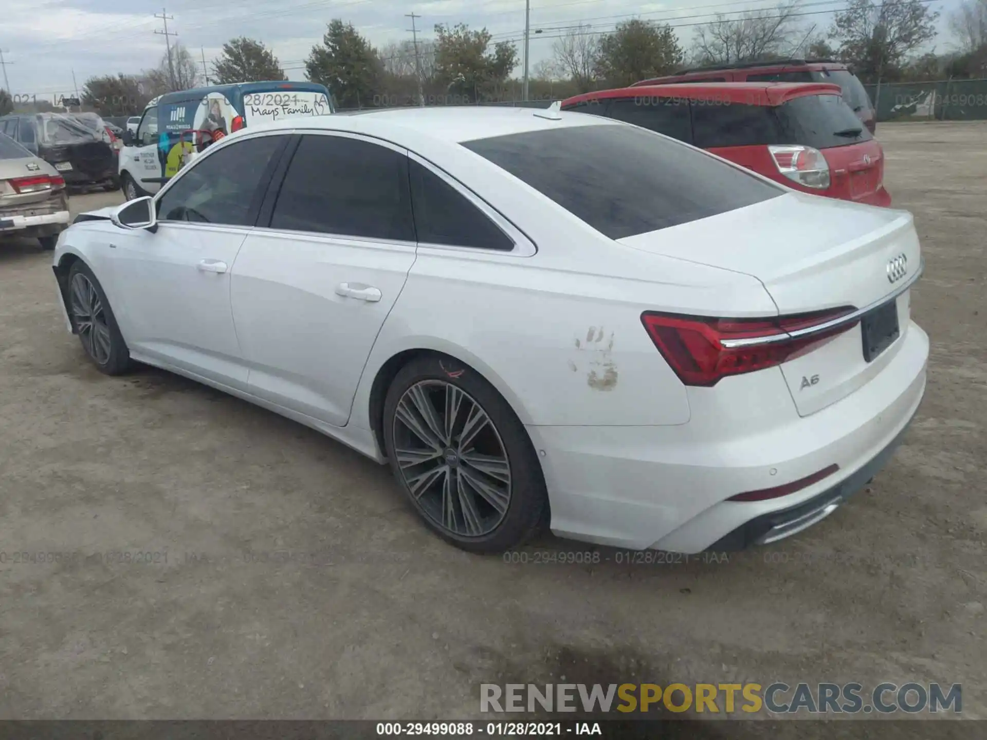 3 Фотография поврежденного автомобиля WAUL2AF22KN087845 AUDI A6 2019