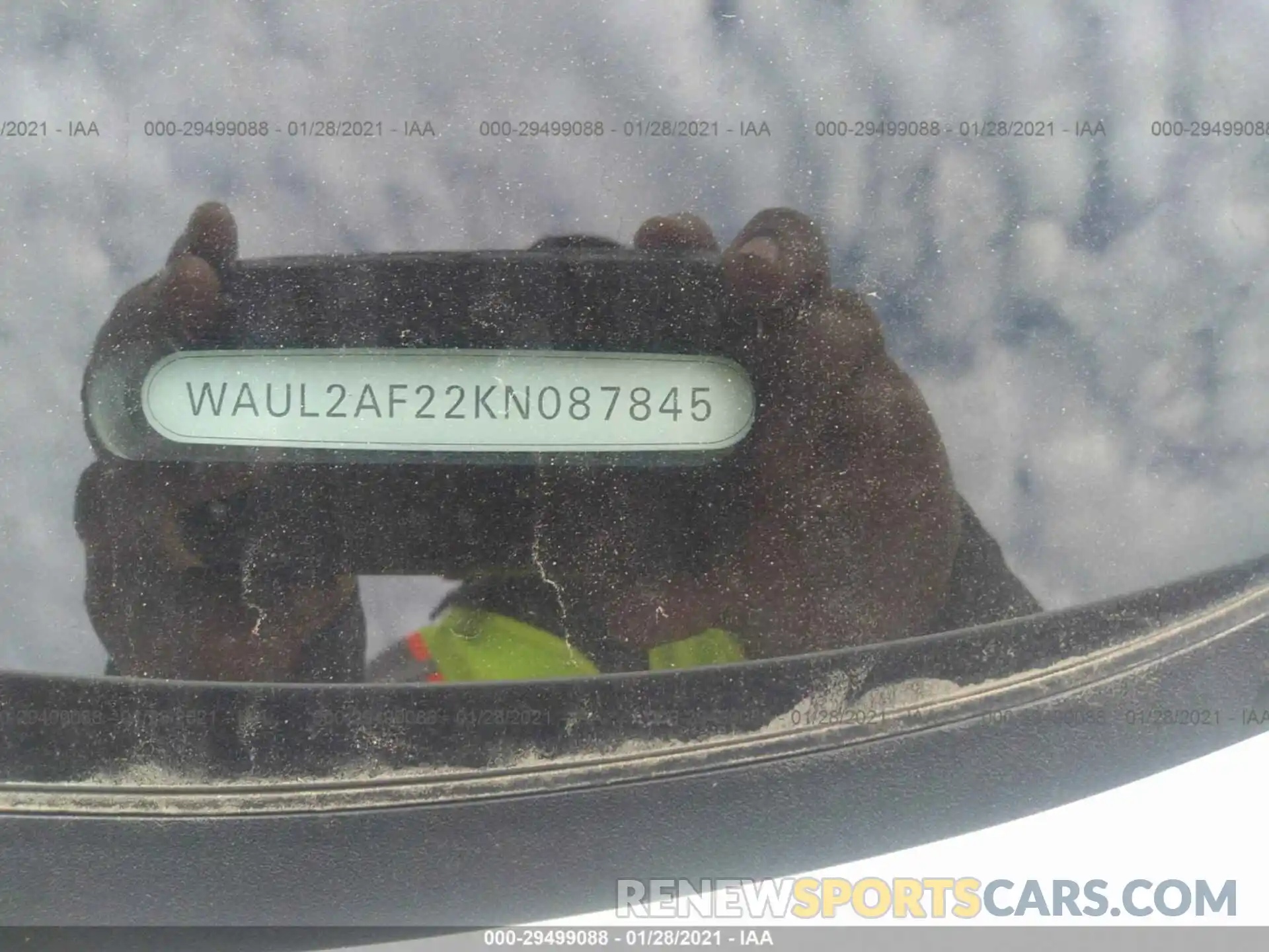 9 Photograph of a damaged car WAUL2AF22KN087845 AUDI A6 2019