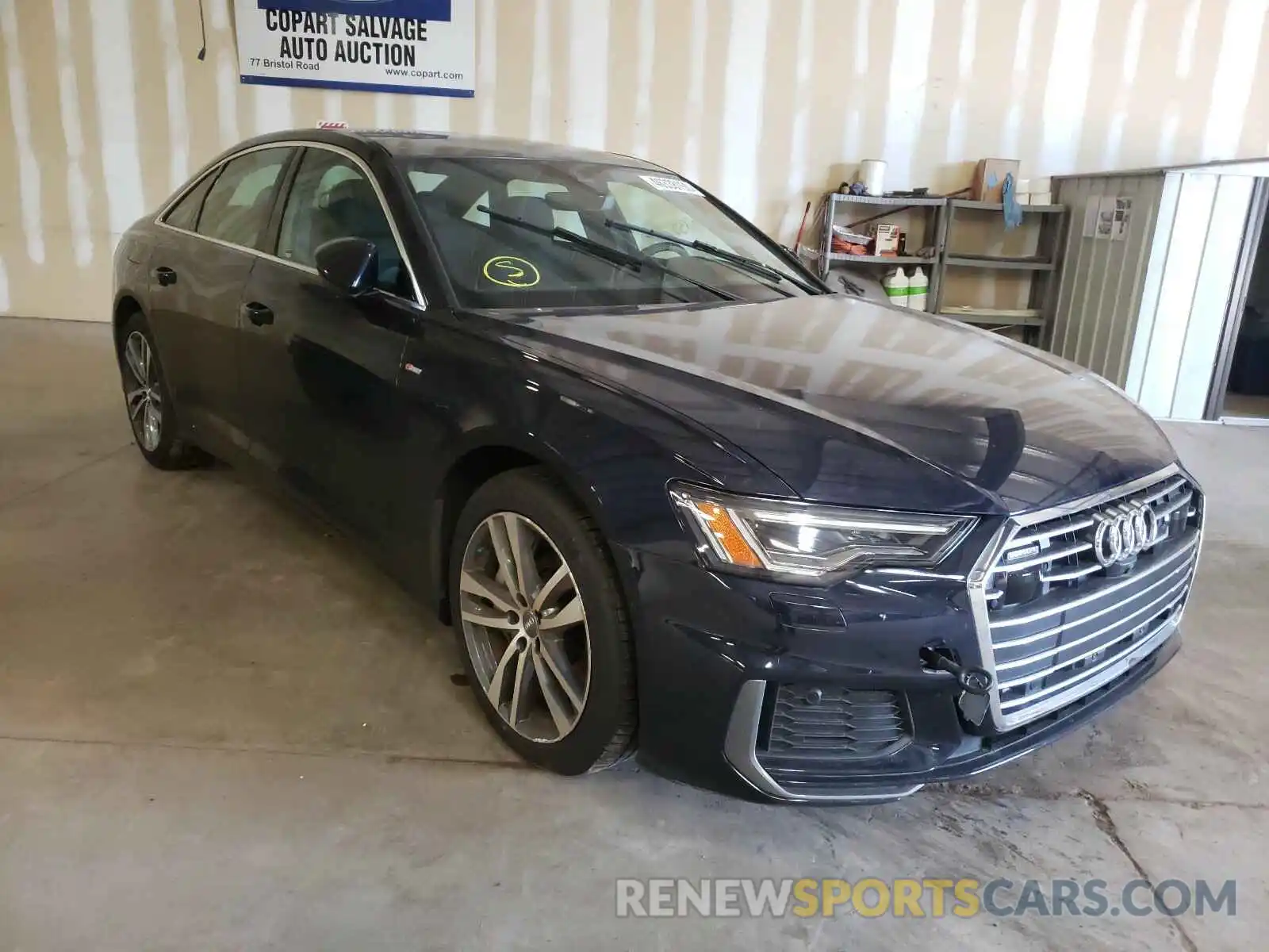 1 Photograph of a damaged car WAUL2AF22KN097517 AUDI A6 2019