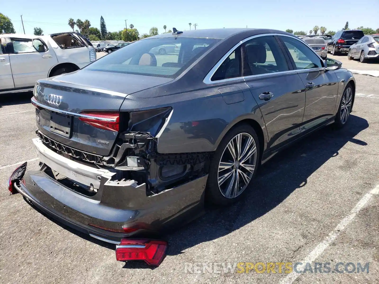 4 Photograph of a damaged car WAUL2AF22KN097632 AUDI A6 2019