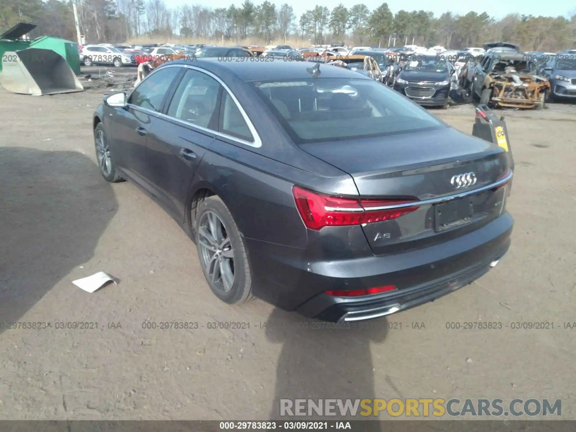 3 Фотография поврежденного автомобиля WAUL2AF22KN102408 AUDI A6 2019