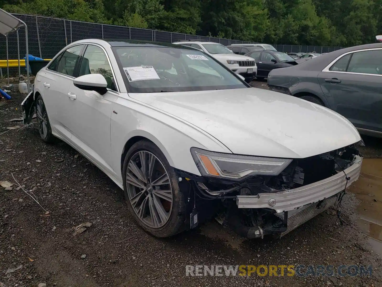 1 Photograph of a damaged car WAUL2AF22KN122089 AUDI A6 2019