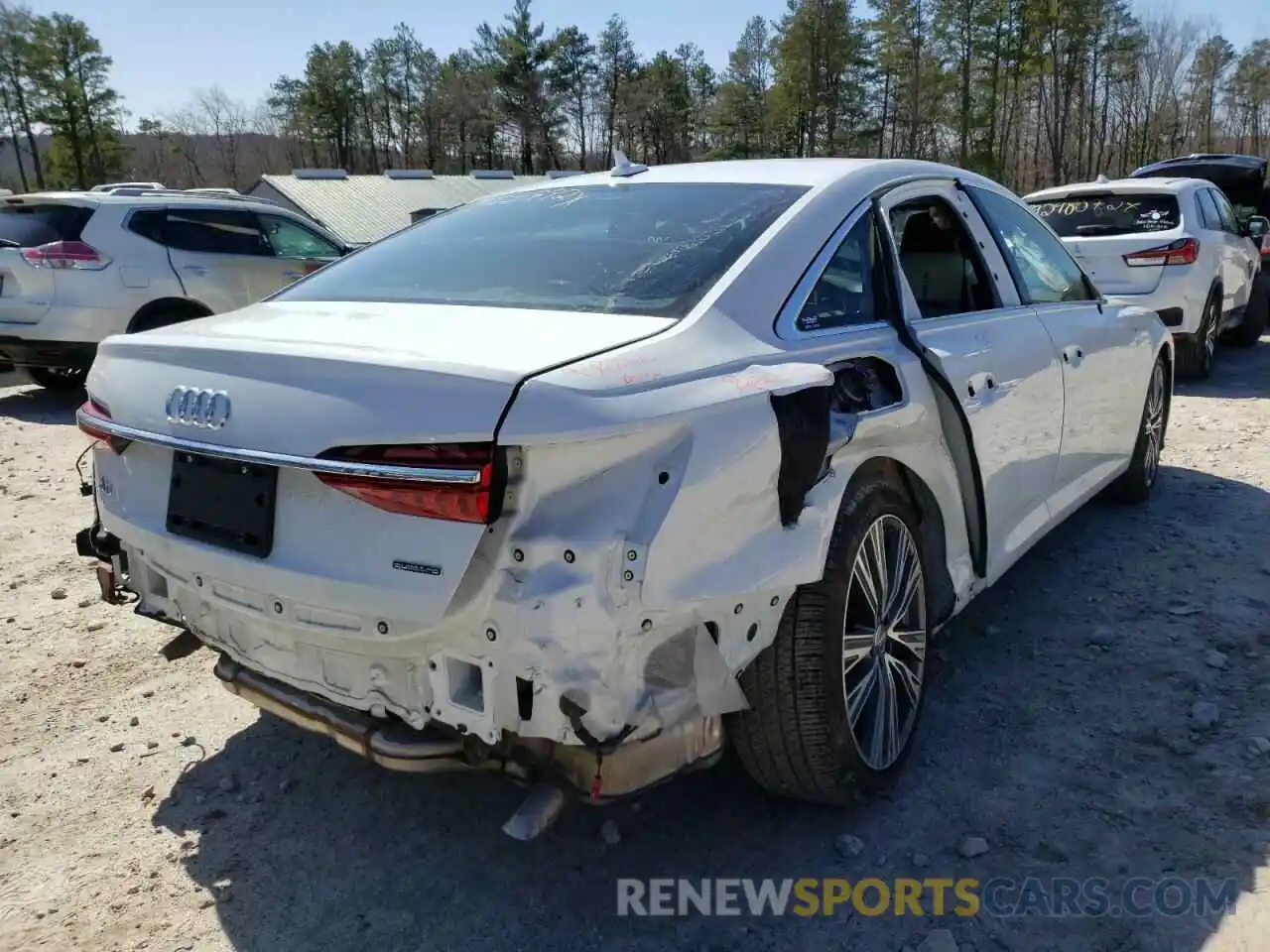 4 Photograph of a damaged car WAUL2AF23KN026617 AUDI A6 2019