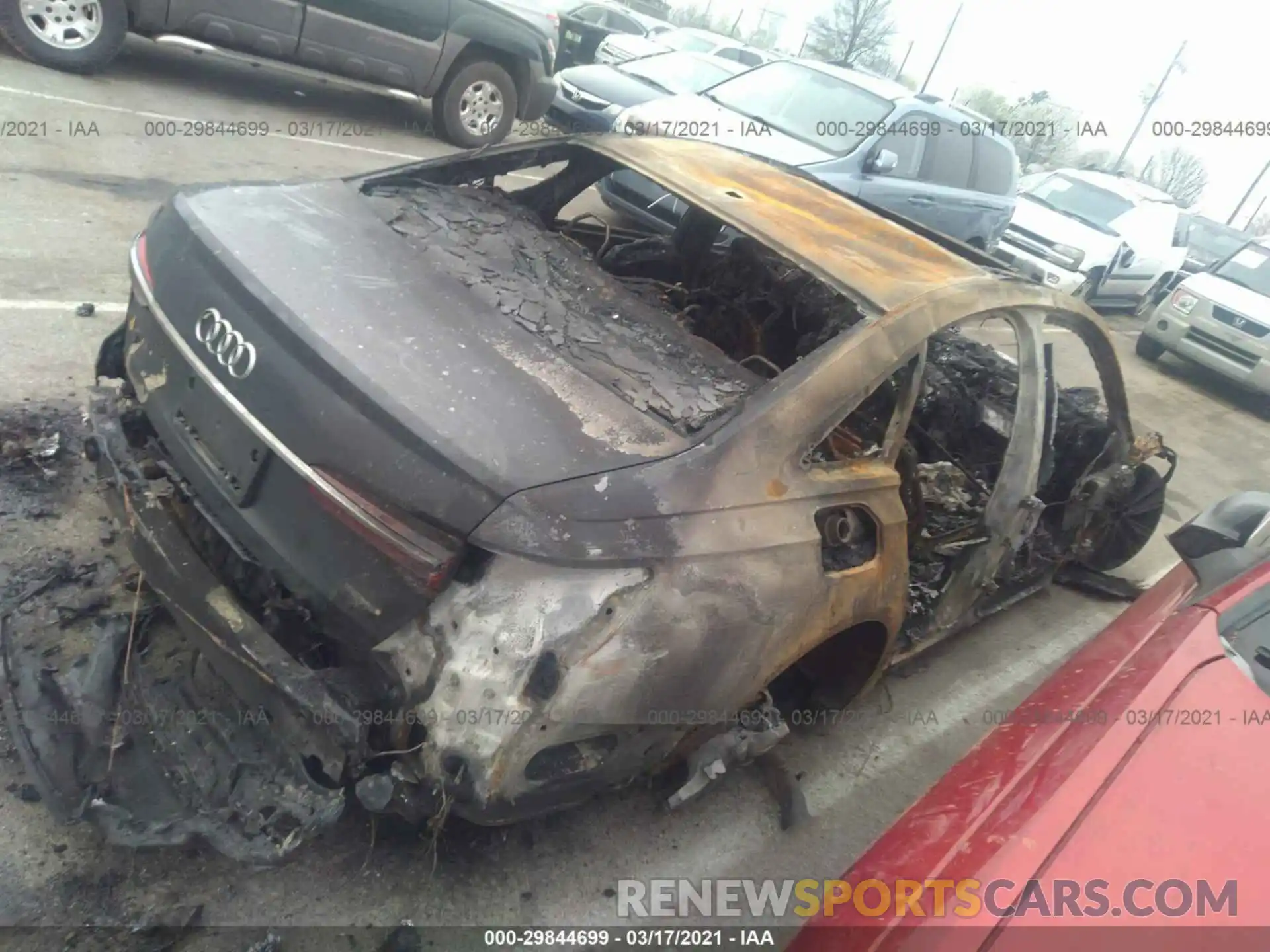 4 Photograph of a damaged car WAUL2AF23KN062789 AUDI A6 2019