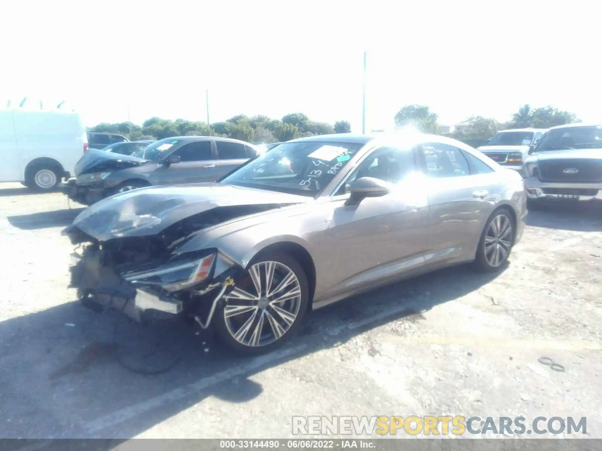 2 Photograph of a damaged car WAUL2AF23KN064655 AUDI A6 2019