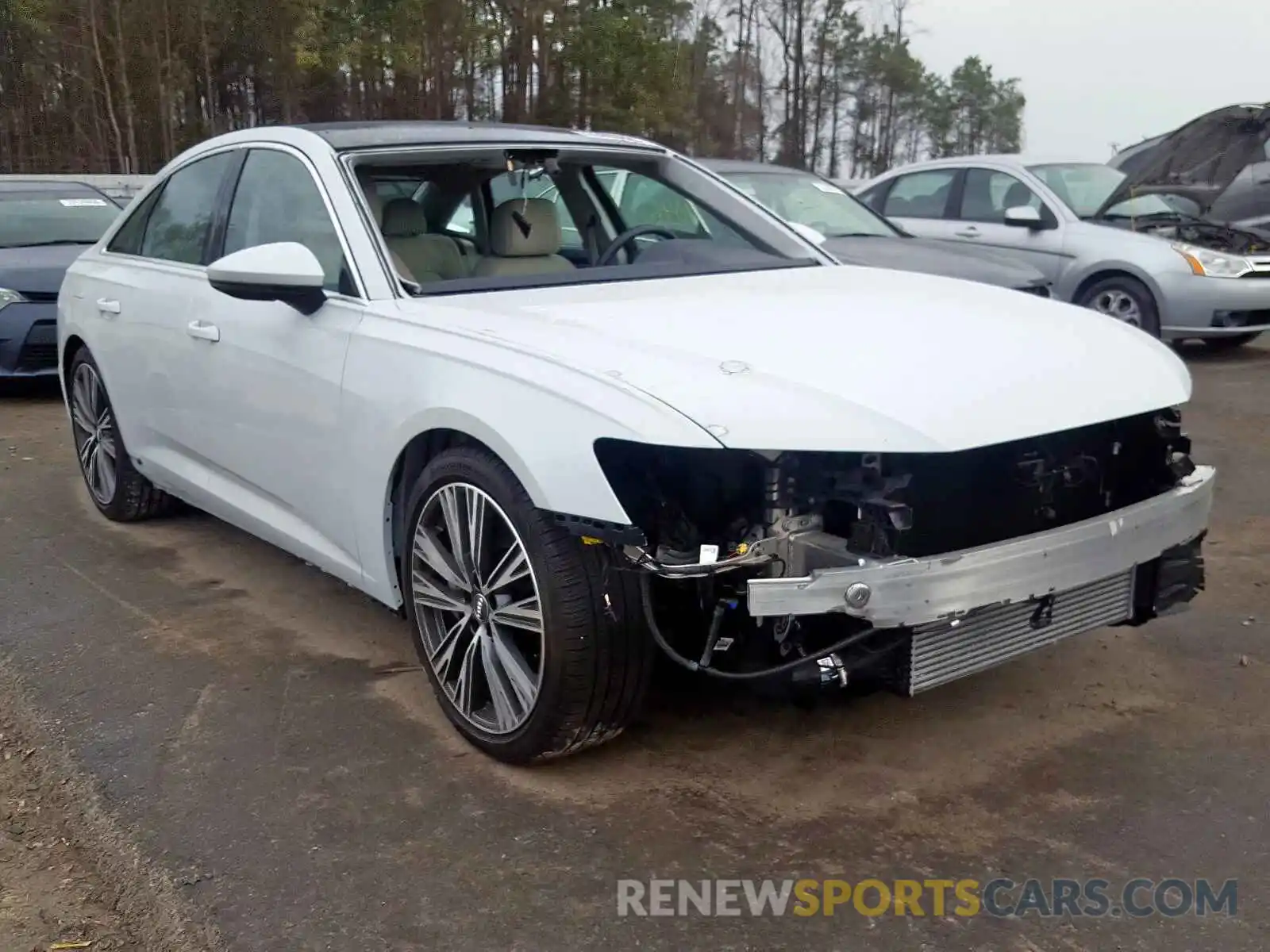 1 Photograph of a damaged car WAUL2AF23KN087465 AUDI A6 2019