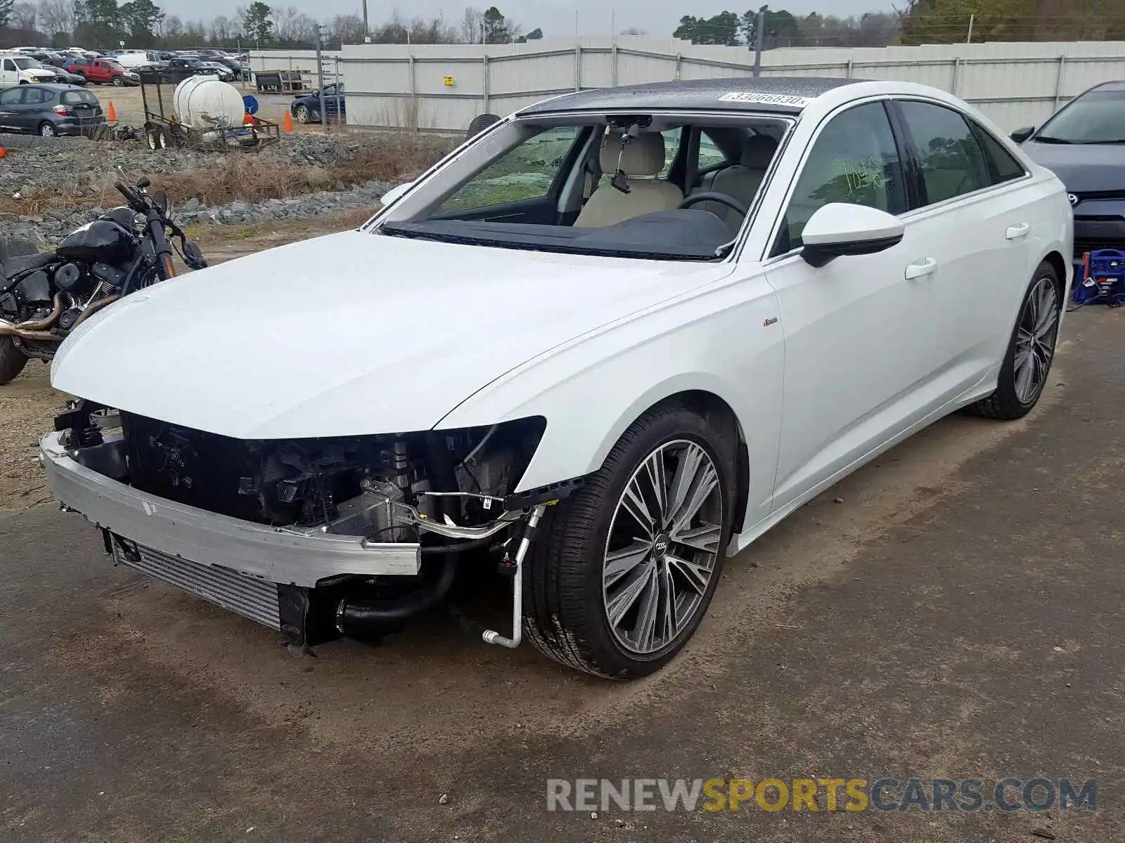 2 Photograph of a damaged car WAUL2AF23KN087465 AUDI A6 2019