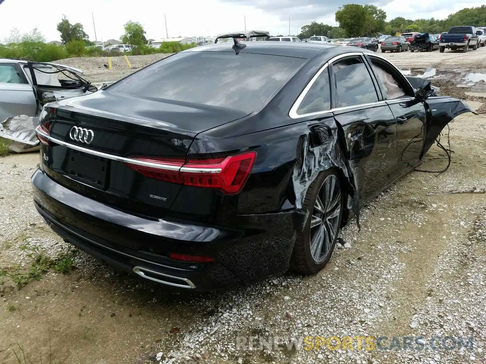 4 Фотография поврежденного автомобиля WAUL2AF23KN091015 AUDI A6 2019