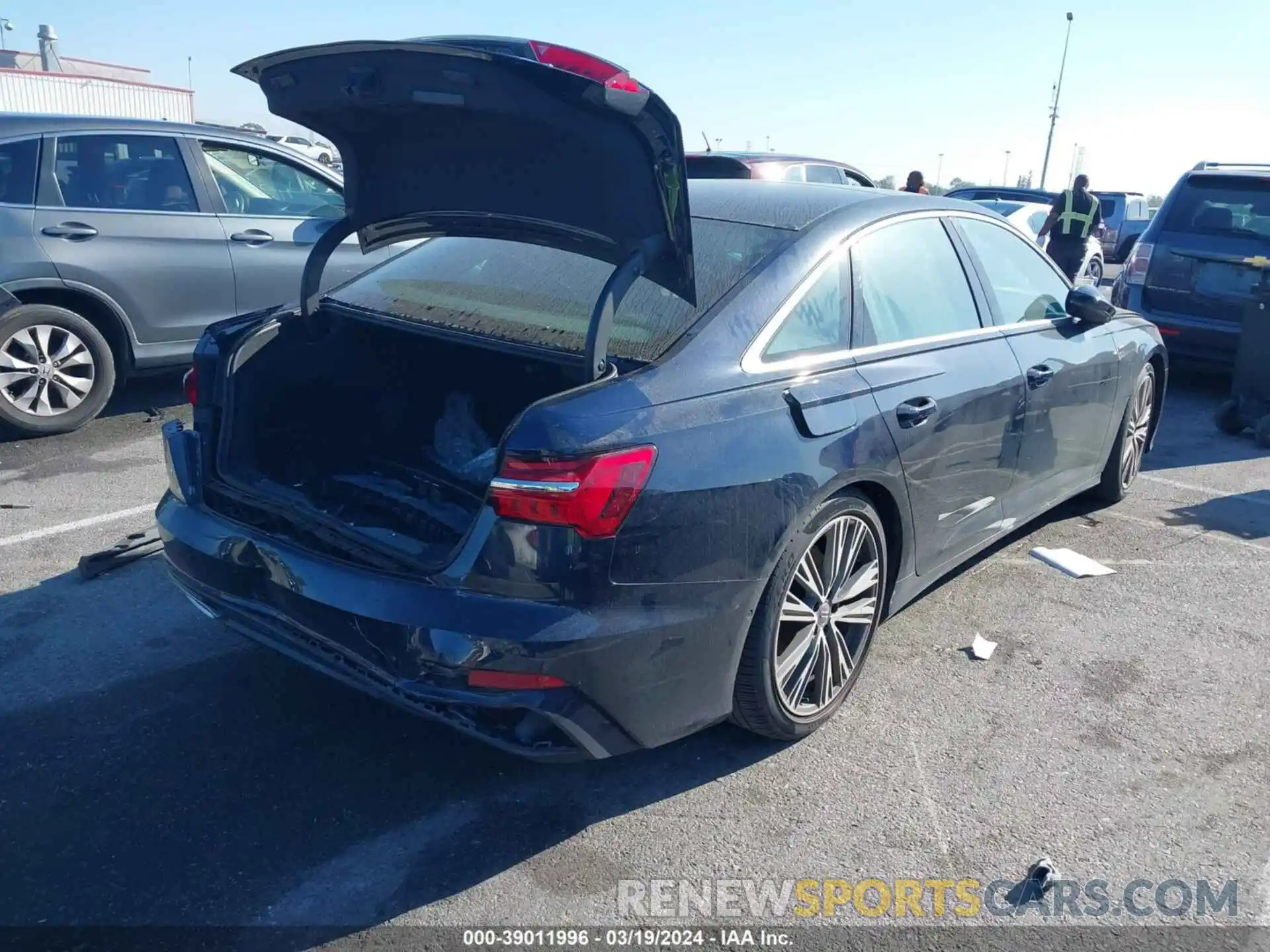 4 Photograph of a damaged car WAUL2AF23KN094822 AUDI A6 2019