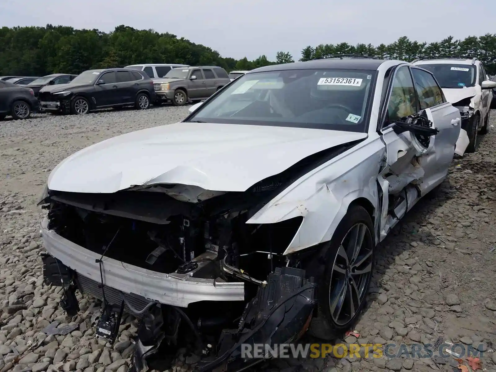 2 Photograph of a damaged car WAUL2AF23KN108539 AUDI A6 2019