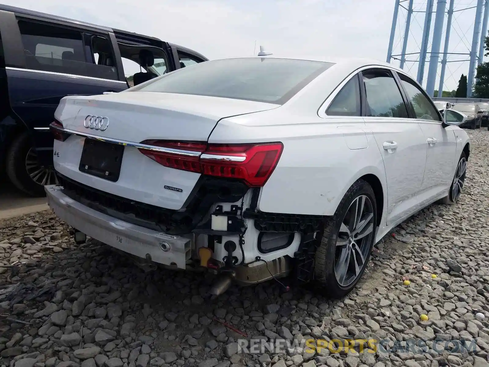 4 Photograph of a damaged car WAUL2AF23KN108539 AUDI A6 2019