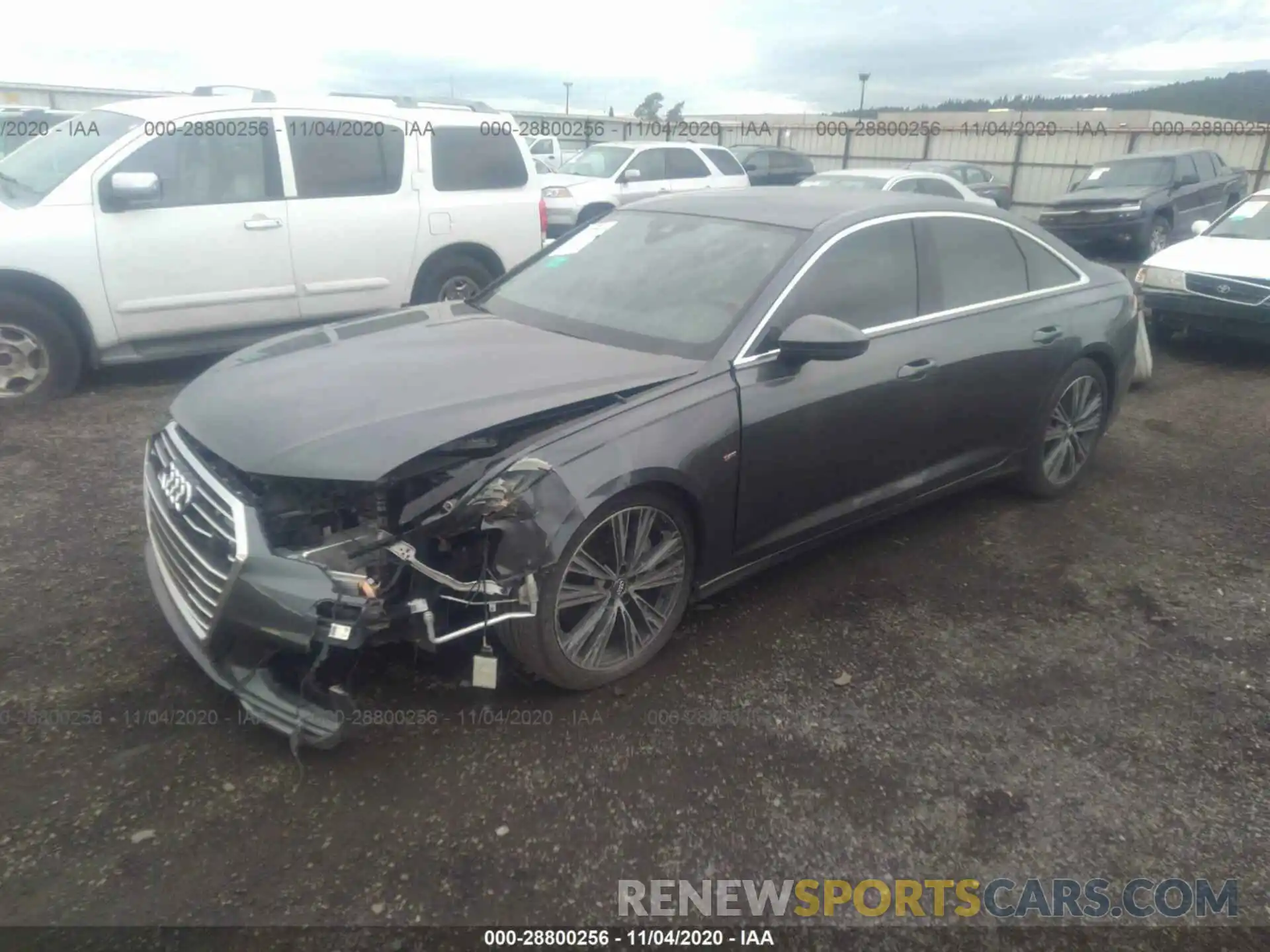 2 Photograph of a damaged car WAUL2AF24KN023323 AUDI A6 2019