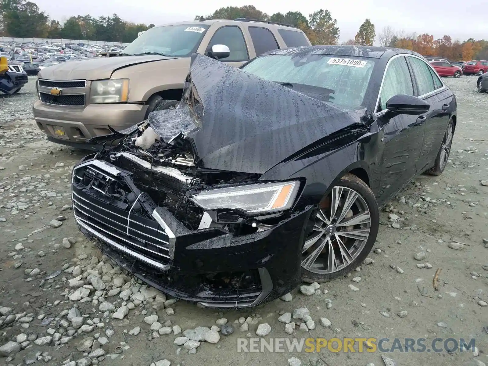 2 Photograph of a damaged car WAUL2AF24KN023516 AUDI A6 2019