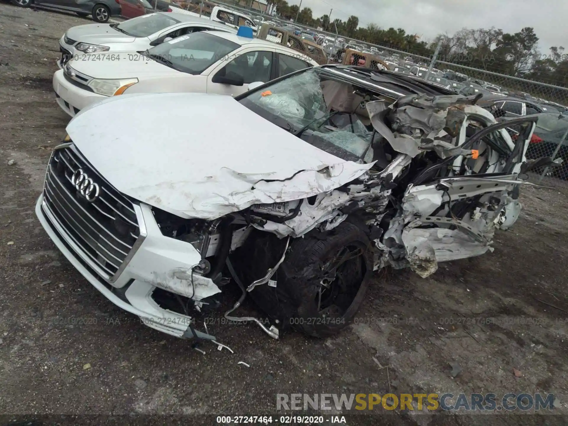 2 Photograph of a damaged car WAUL2AF24KN061036 AUDI A6 2019