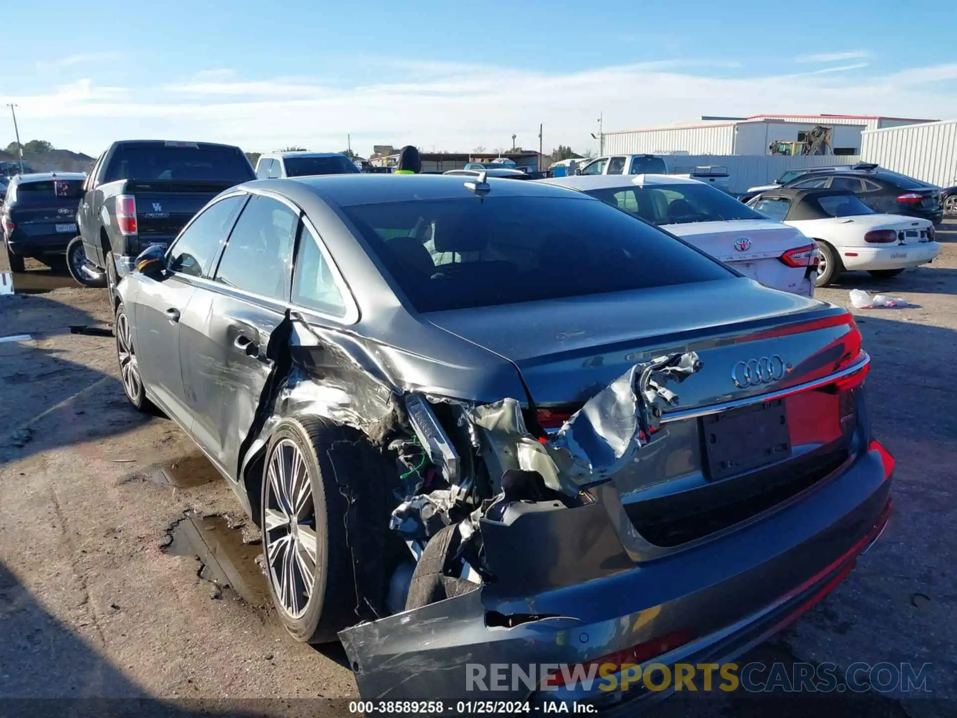 3 Photograph of a damaged car WAUL2AF24KN073526 AUDI A6 2019