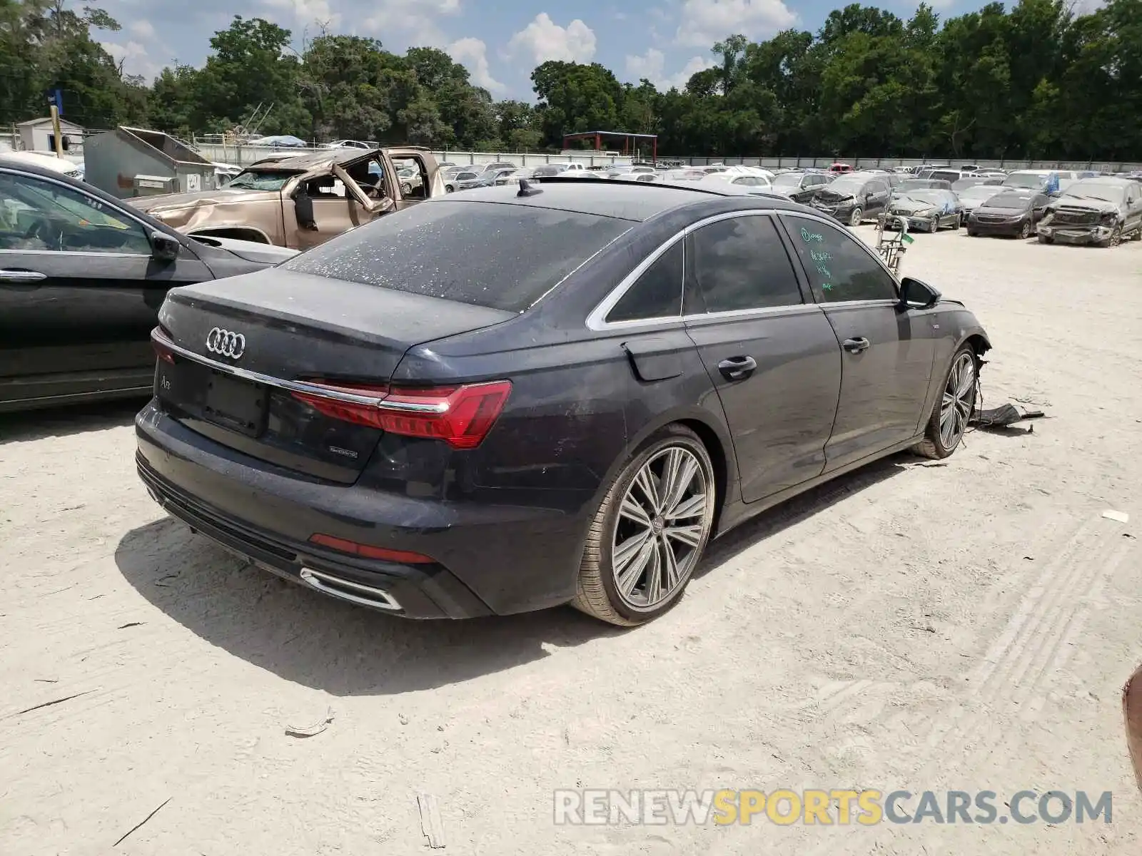 4 Photograph of a damaged car WAUL2AF24KN088138 AUDI A6 2019