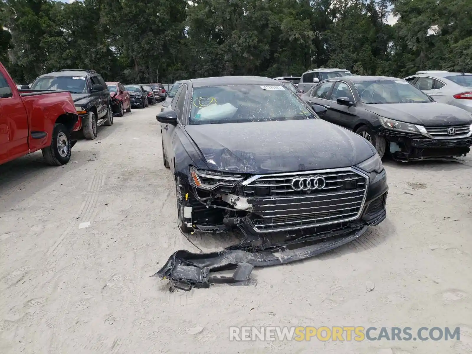 9 Photograph of a damaged car WAUL2AF24KN088138 AUDI A6 2019