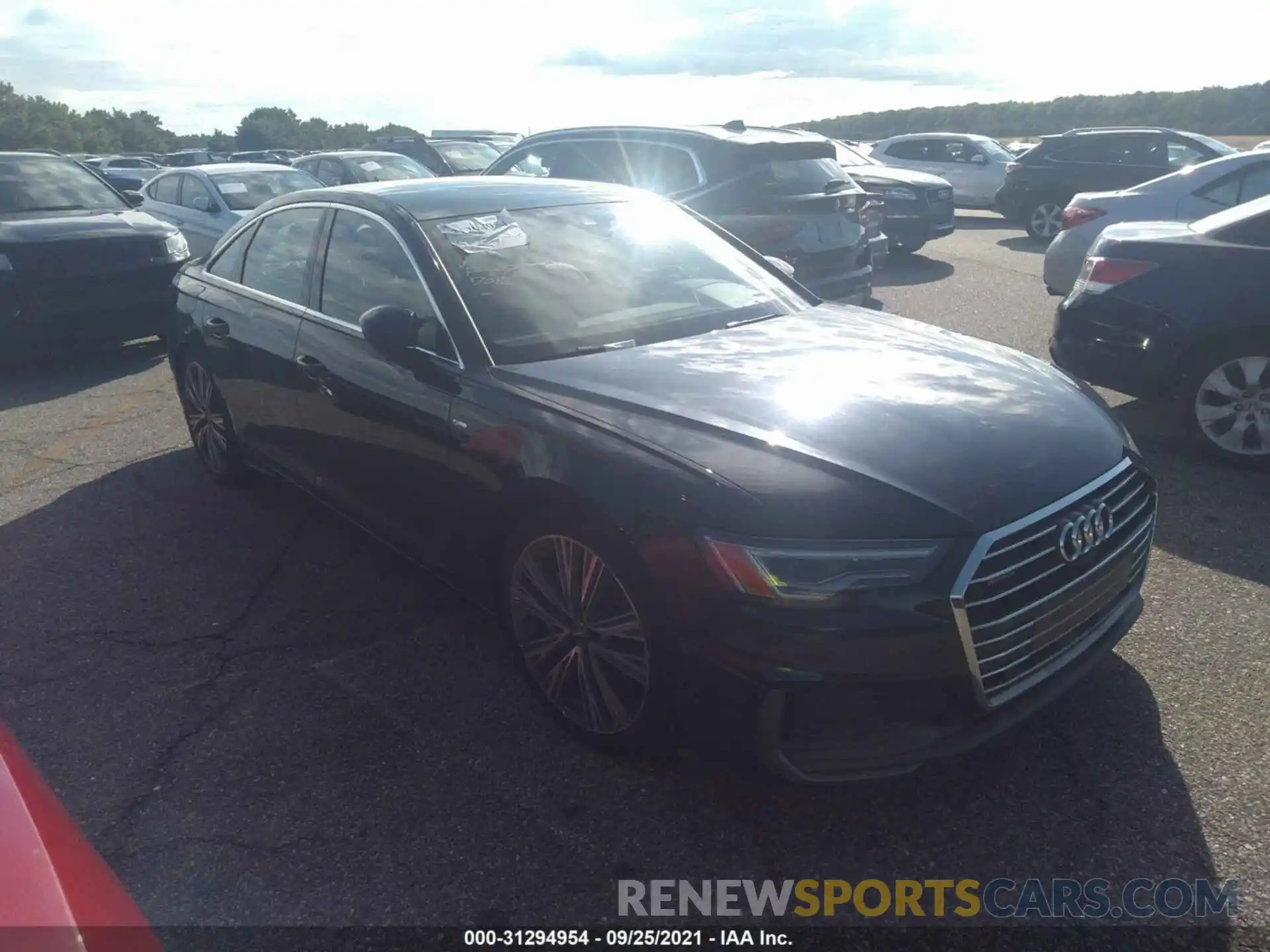 1 Photograph of a damaged car WAUL2AF24KN090391 AUDI A6 2019