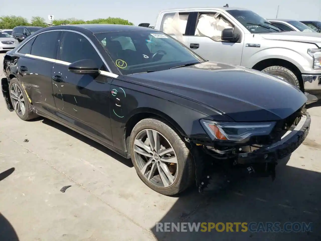 1 Photograph of a damaged car WAUL2AF24KN091203 AUDI A6 2019