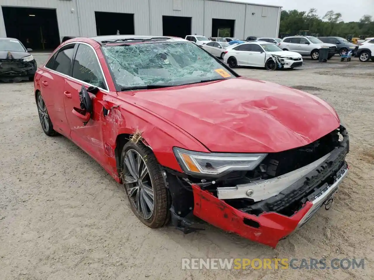 1 Photograph of a damaged car WAUL2AF24KN107626 AUDI A6 2019