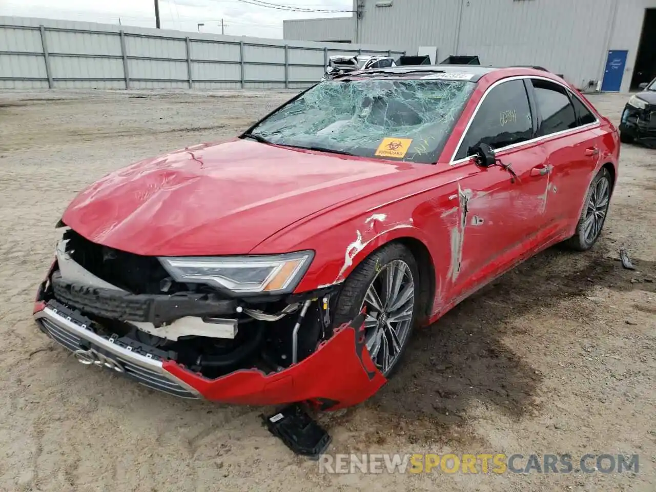 2 Photograph of a damaged car WAUL2AF24KN107626 AUDI A6 2019