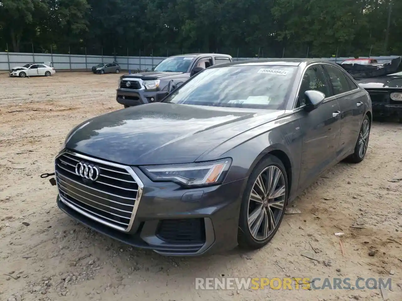 2 Photograph of a damaged car WAUL2AF24KN110848 AUDI A6 2019