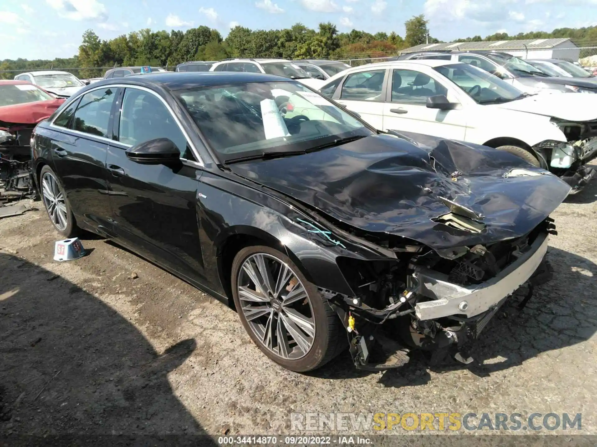 1 Photograph of a damaged car WAUL2AF25KN078959 AUDI A6 2019