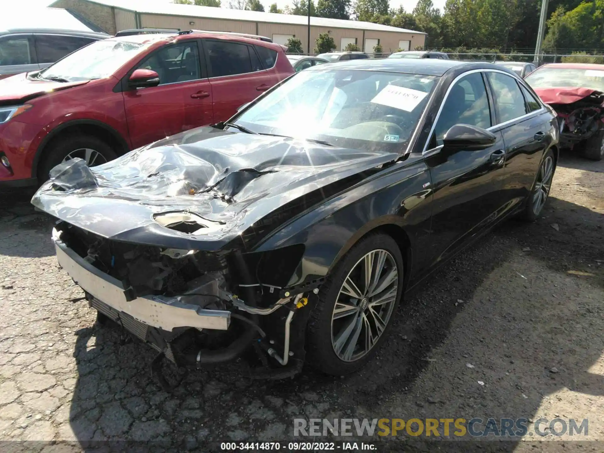 2 Photograph of a damaged car WAUL2AF25KN078959 AUDI A6 2019