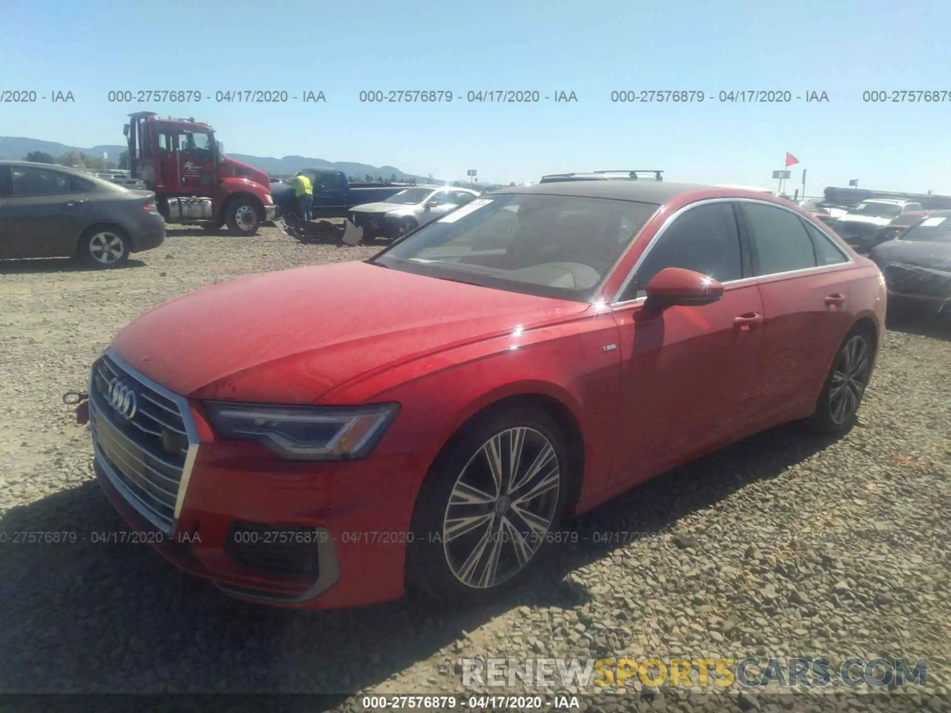 2 Photograph of a damaged car WAUL2AF25KN093171 AUDI A6 2019