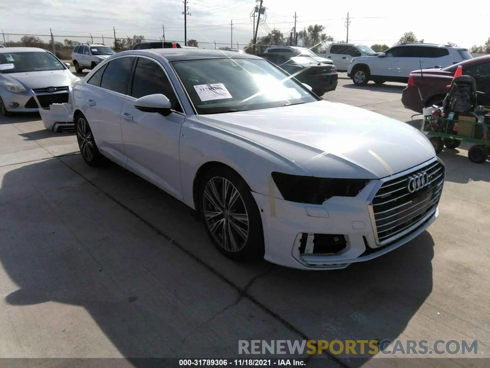 1 Photograph of a damaged car WAUL2AF26KN019760 AUDI A6 2019