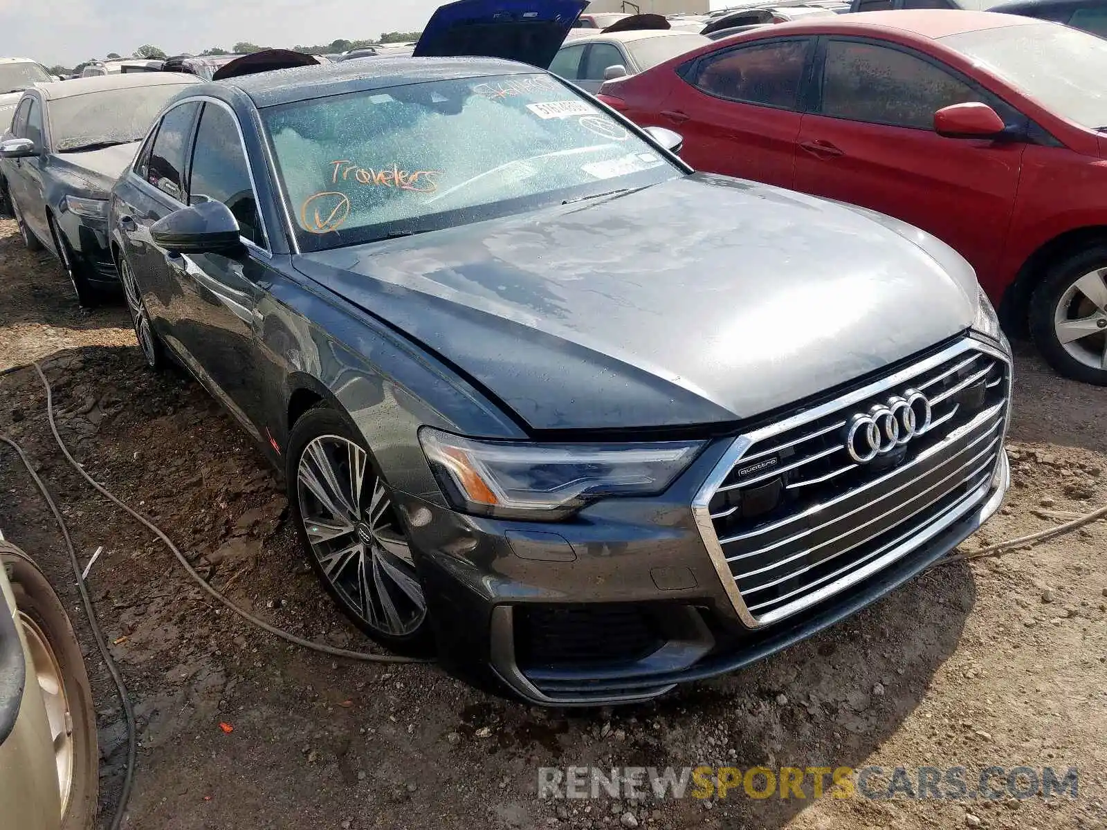 1 Photograph of a damaged car WAUL2AF26KN032007 AUDI A6 2019