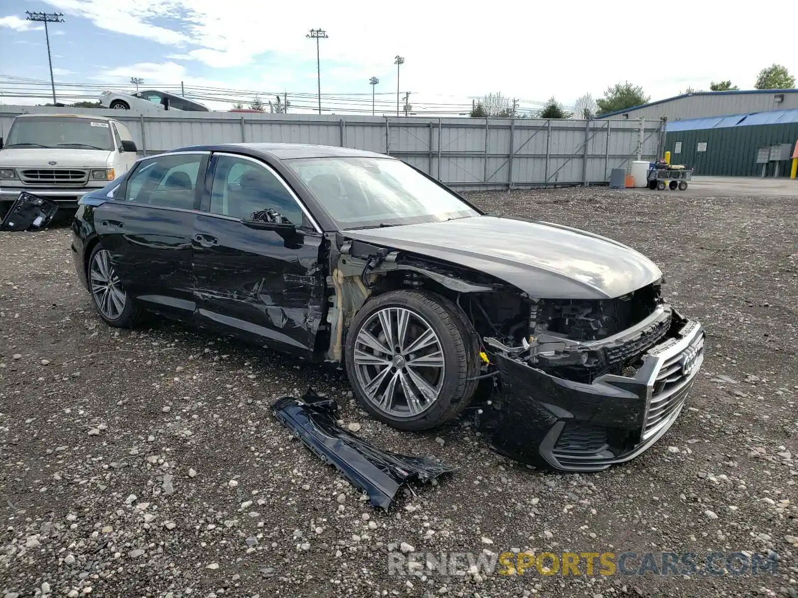 1 Photograph of a damaged car WAUL2AF26KN050605 AUDI A6 2019