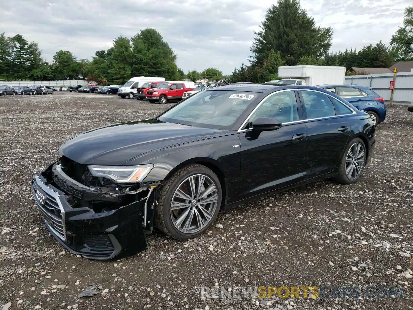 2 Photograph of a damaged car WAUL2AF26KN050605 AUDI A6 2019