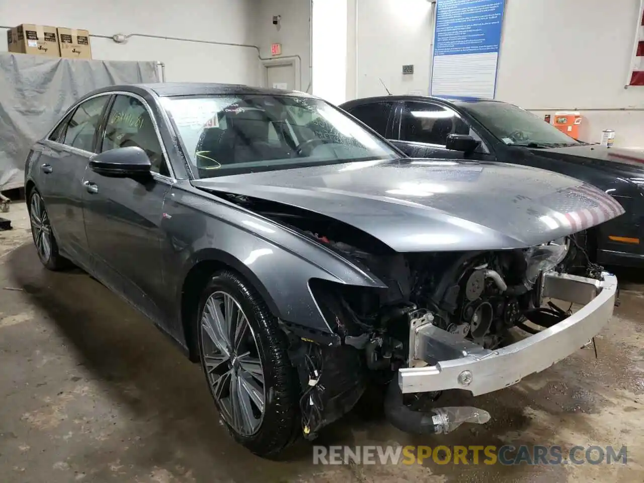 1 Photograph of a damaged car WAUL2AF26KN057750 AUDI A6 2019