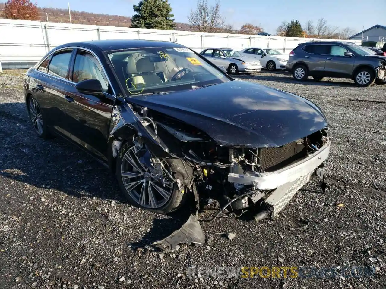 1 Photograph of a damaged car WAUL2AF26KN091865 AUDI A6 2019