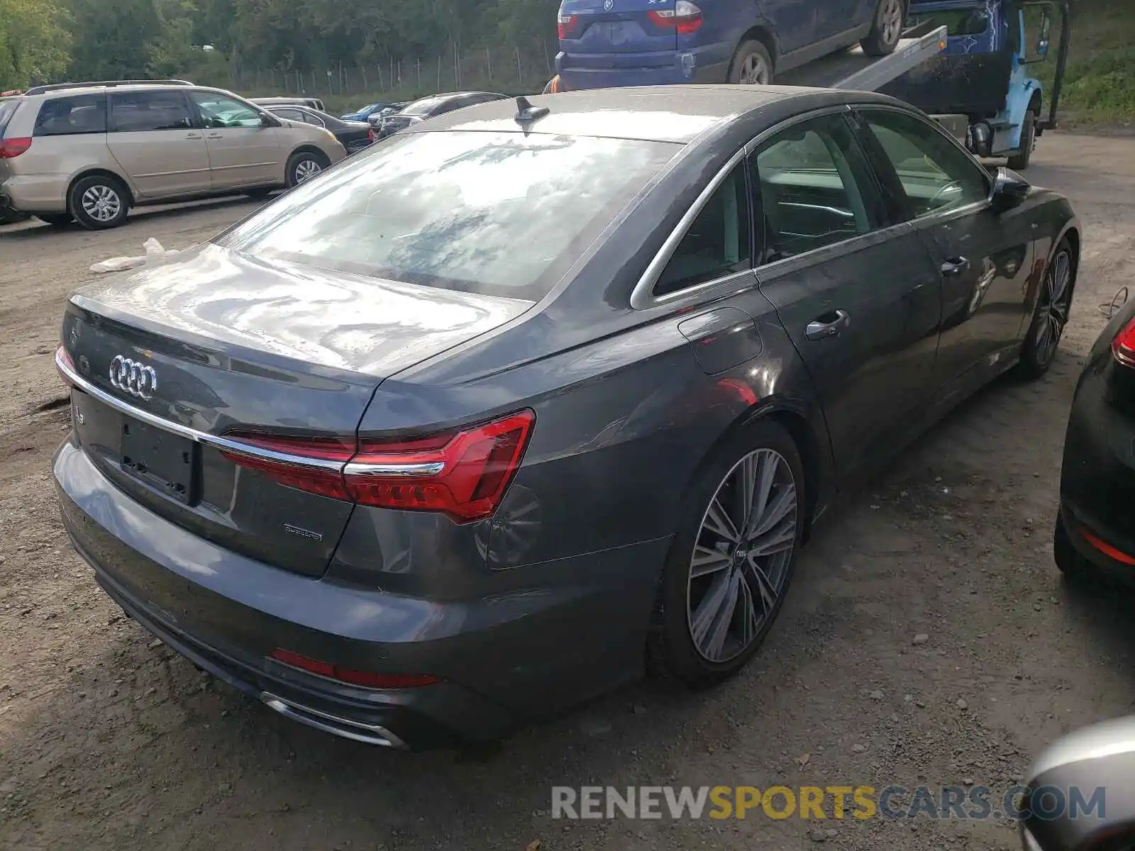 4 Фотография поврежденного автомобиля WAUL2AF26KN104291 AUDI A6 2019