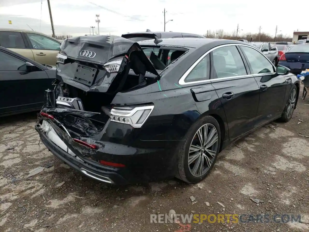 4 Фотография поврежденного автомобиля WAUL2AF26KN106722 AUDI A6 2019