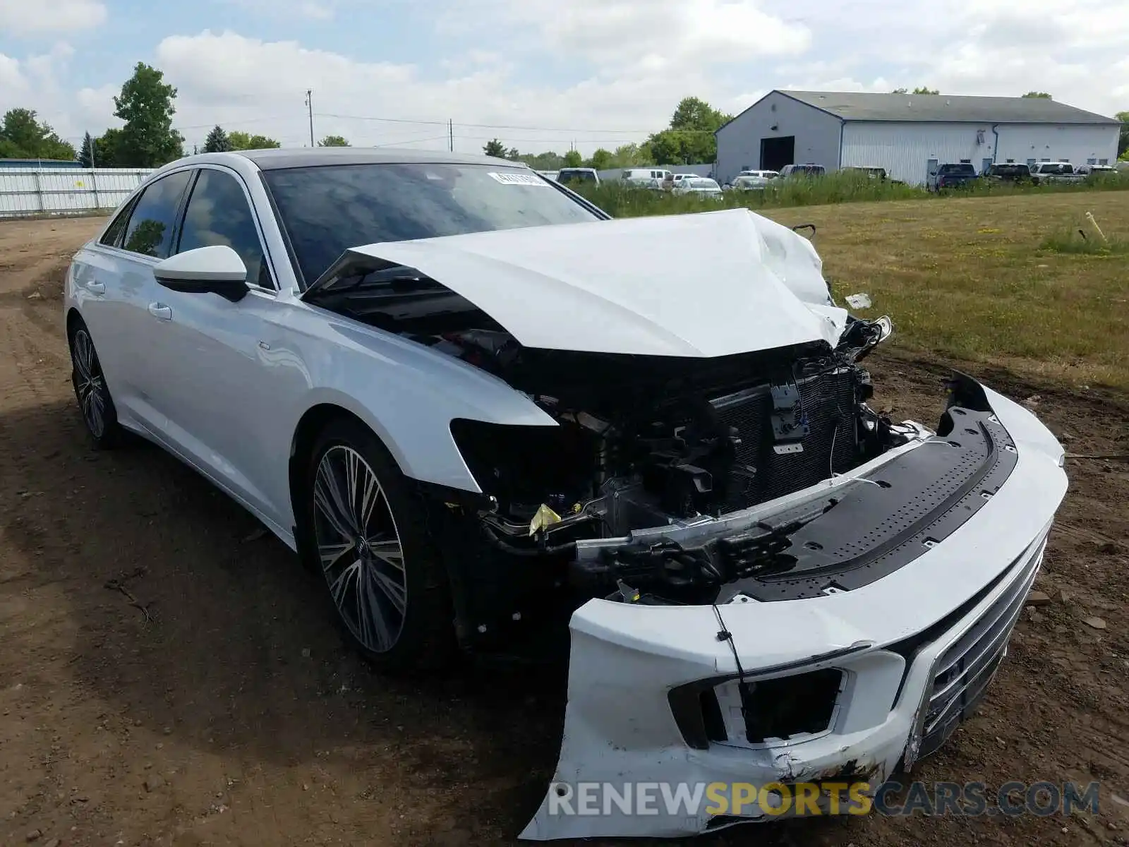 1 Photograph of a damaged car WAUL2AF27KN064836 AUDI A6 2019