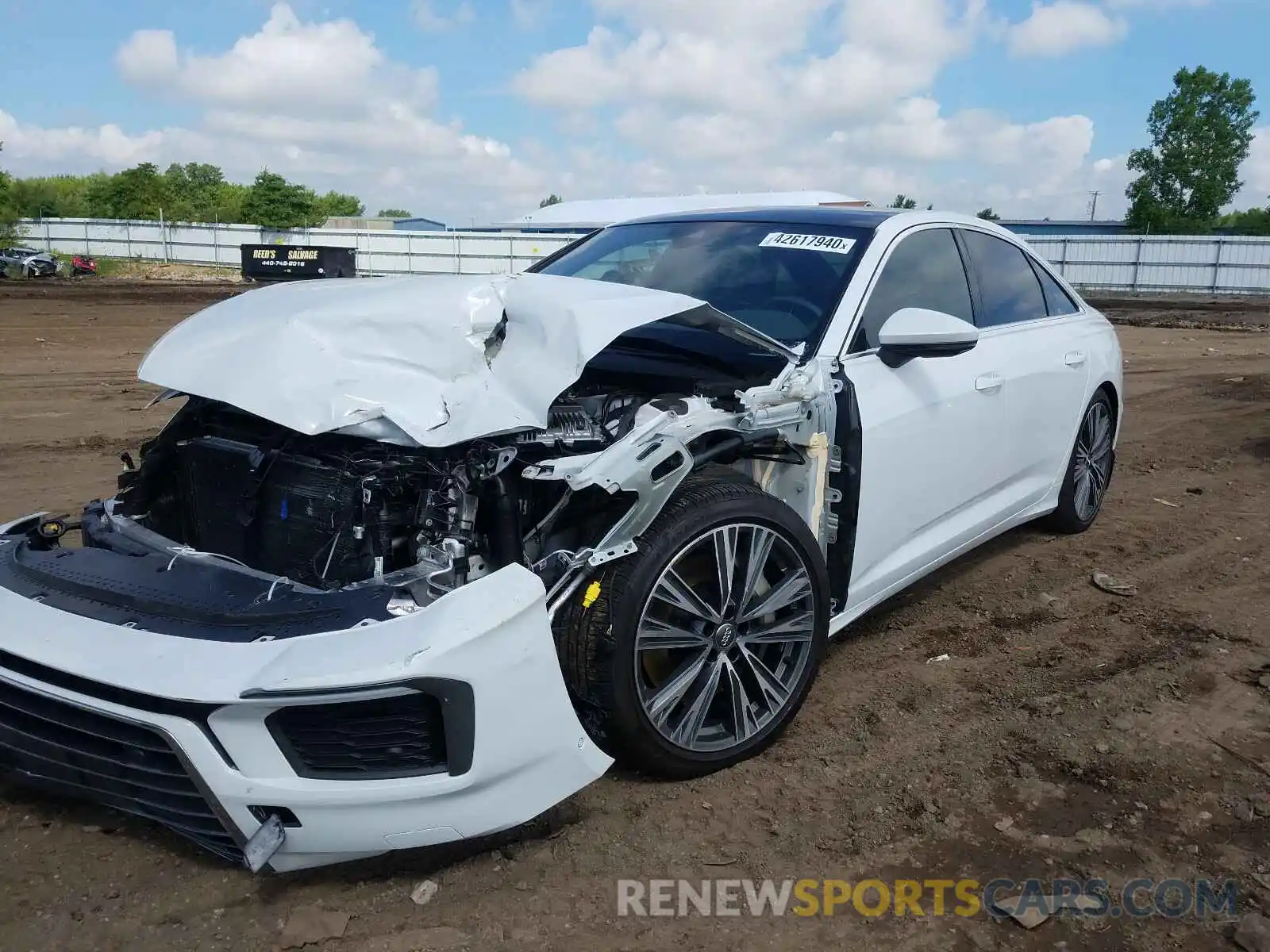 2 Photograph of a damaged car WAUL2AF27KN064836 AUDI A6 2019