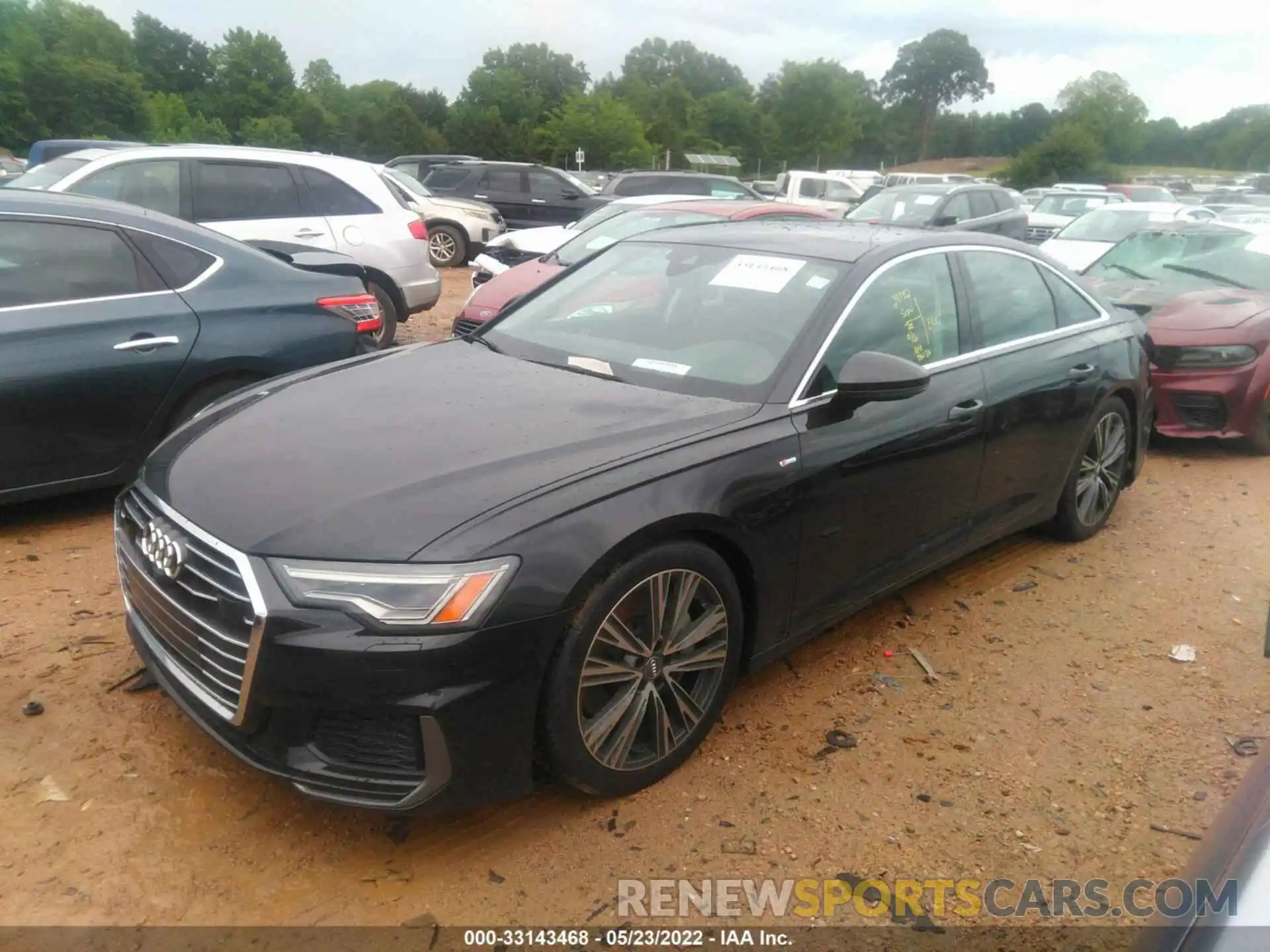 2 Photograph of a damaged car WAUL2AF27KN072158 AUDI A6 2019