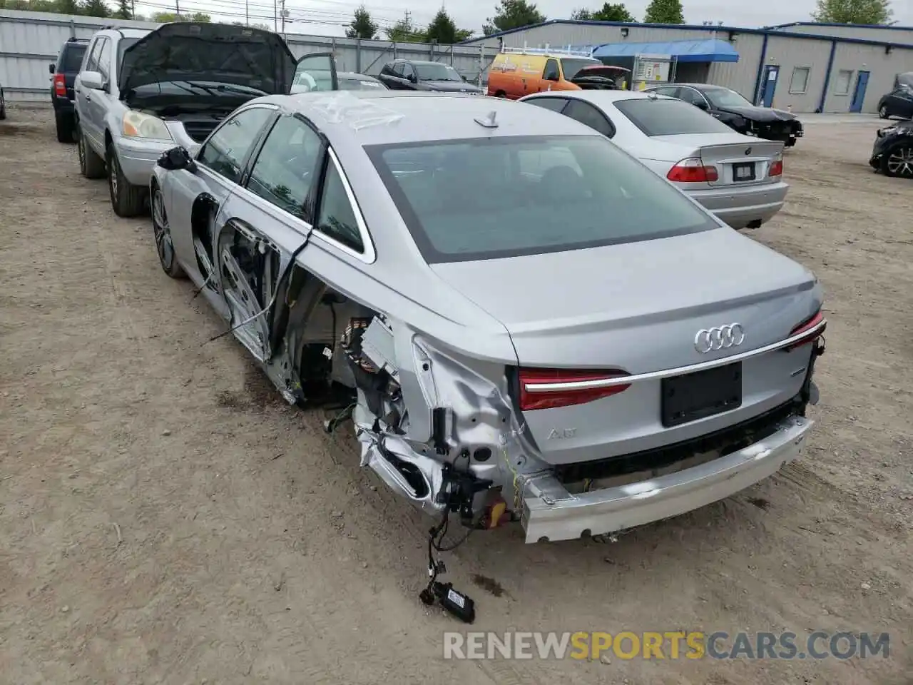 3 Photograph of a damaged car WAUL2AF27KN093687 AUDI A6 2019