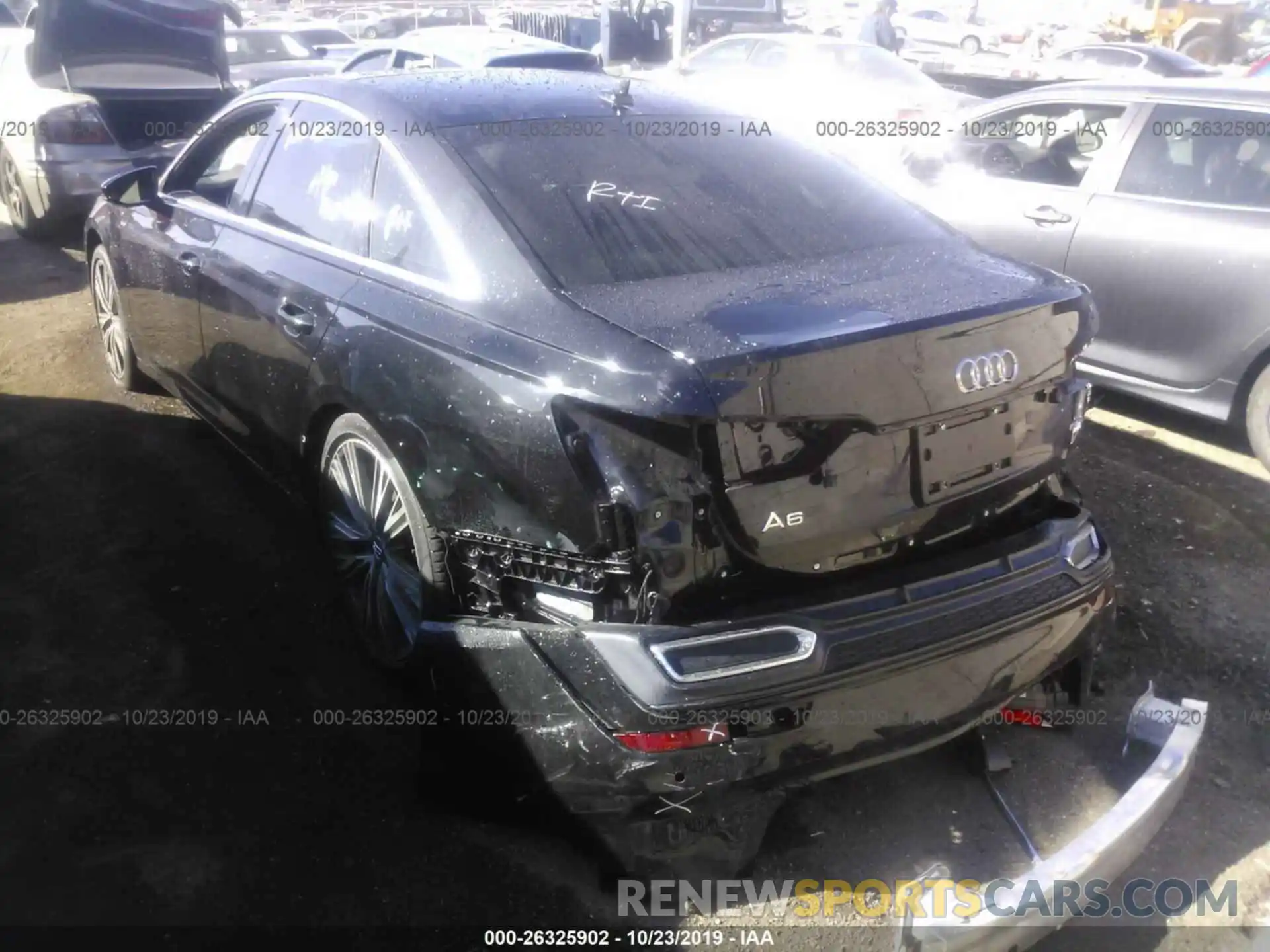 3 Photograph of a damaged car WAUL2AF27KN095942 AUDI A6 2019