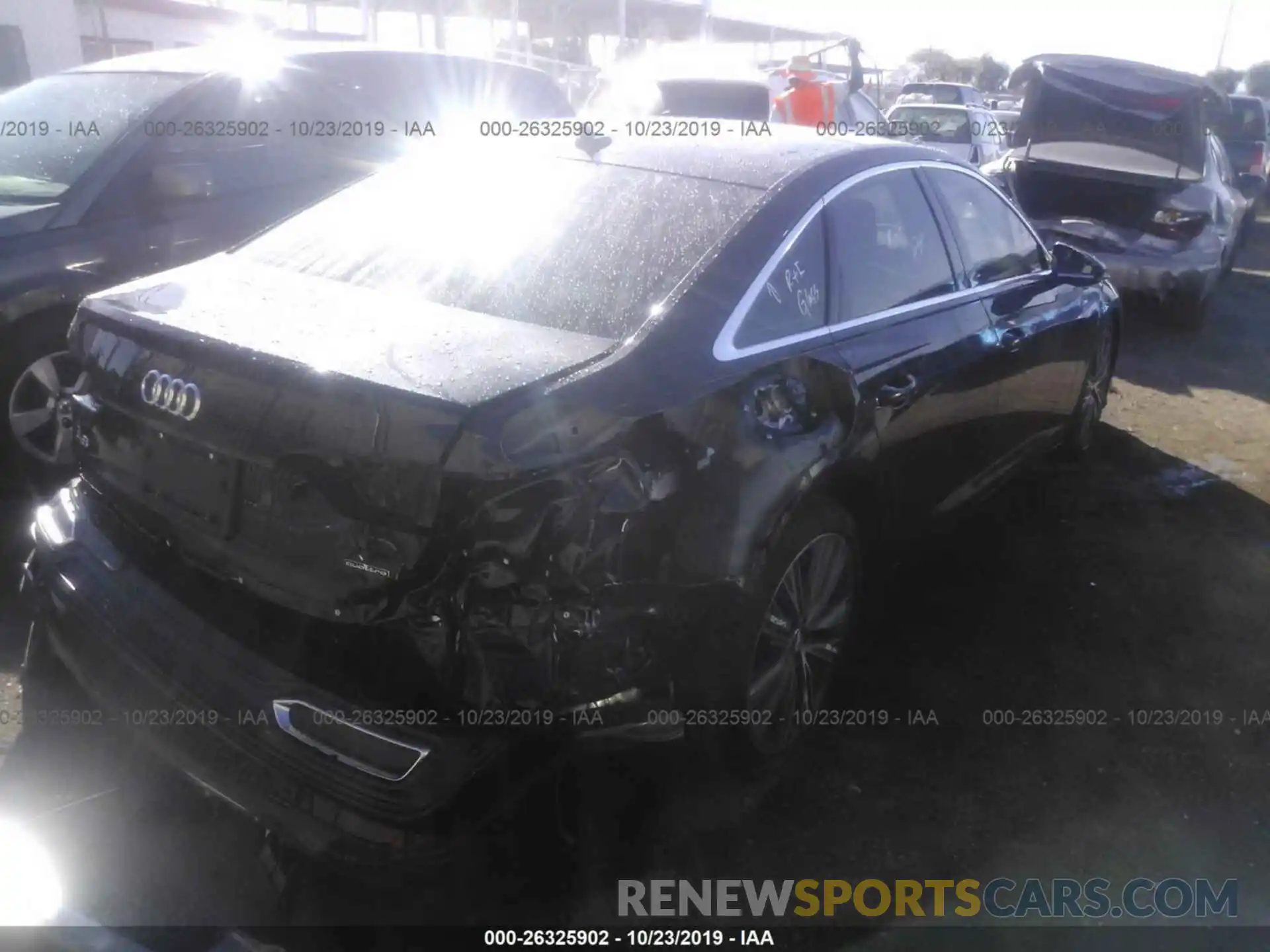 4 Photograph of a damaged car WAUL2AF27KN095942 AUDI A6 2019