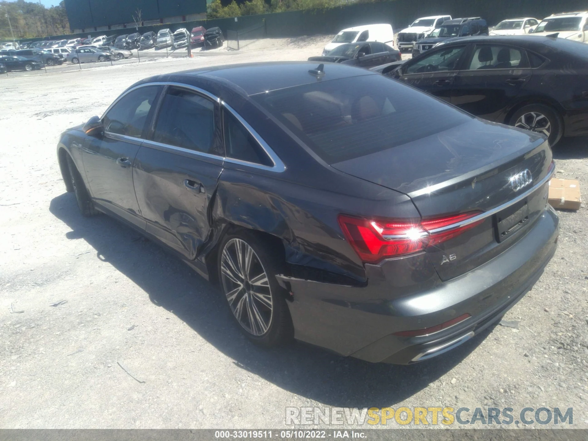 3 Photograph of a damaged car WAUL2AF27KN100069 AUDI A6 2019