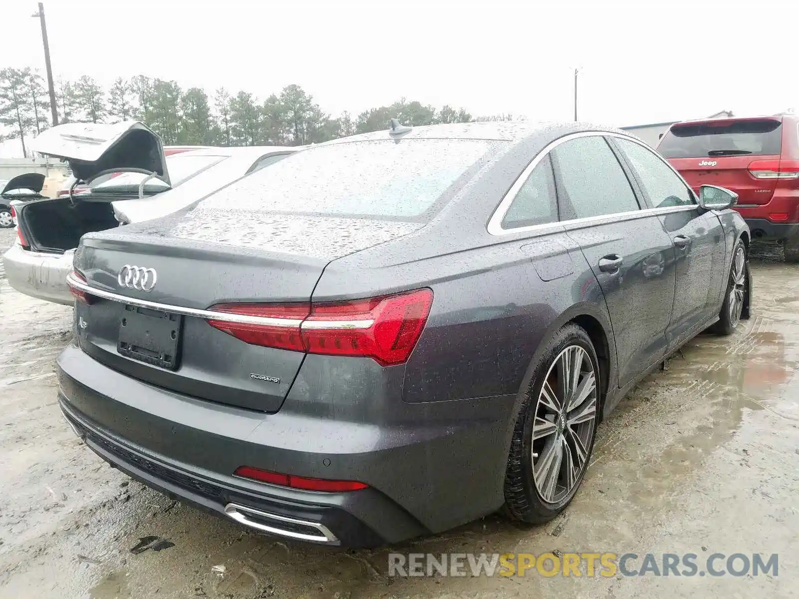 4 Photograph of a damaged car WAUL2AF27KN110925 AUDI A6 2019