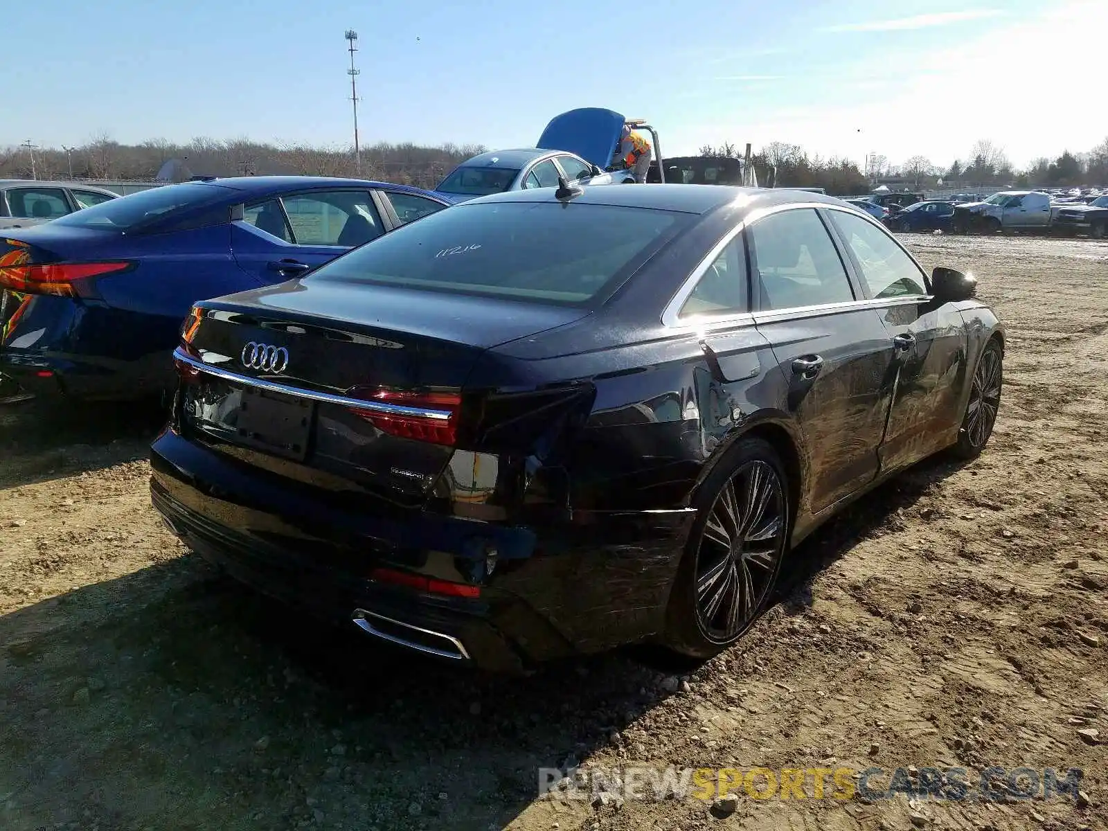 4 Фотография поврежденного автомобиля WAUL2AF28KN025365 AUDI A6 2019