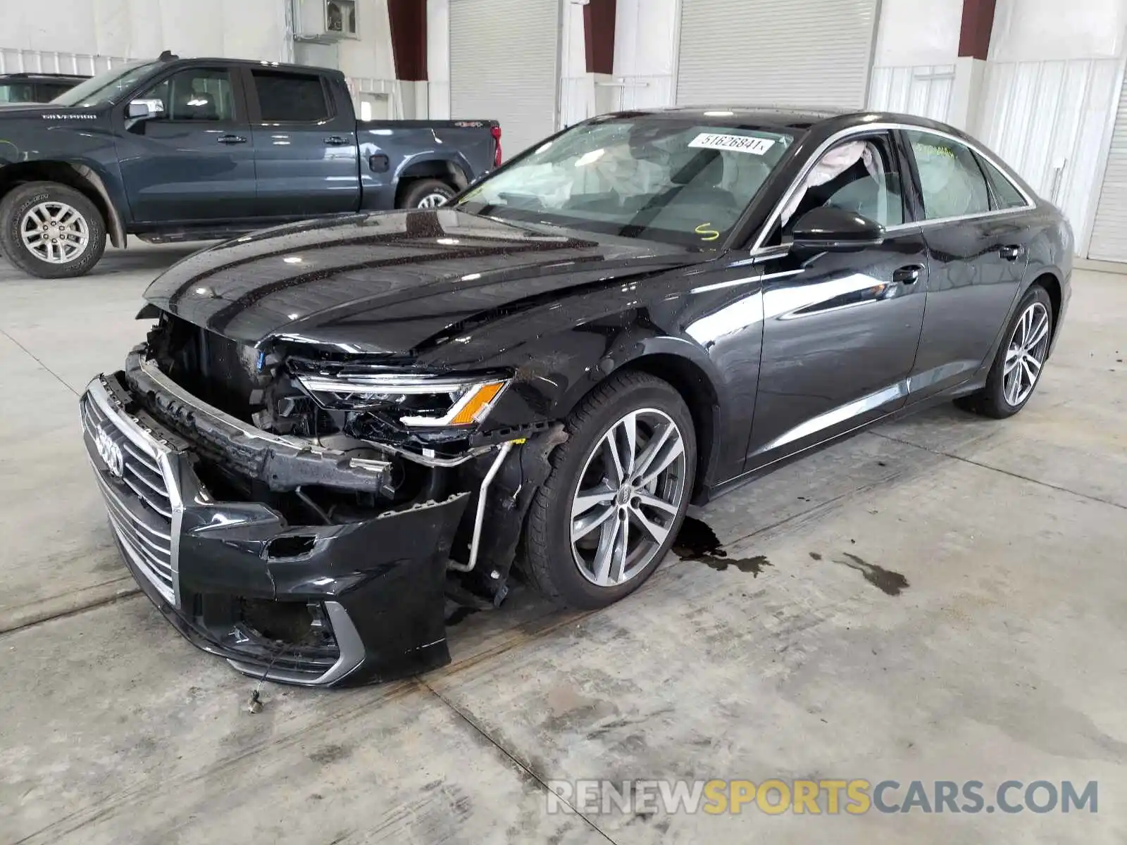 2 Photograph of a damaged car WAUL2AF28KN028170 AUDI A6 2019