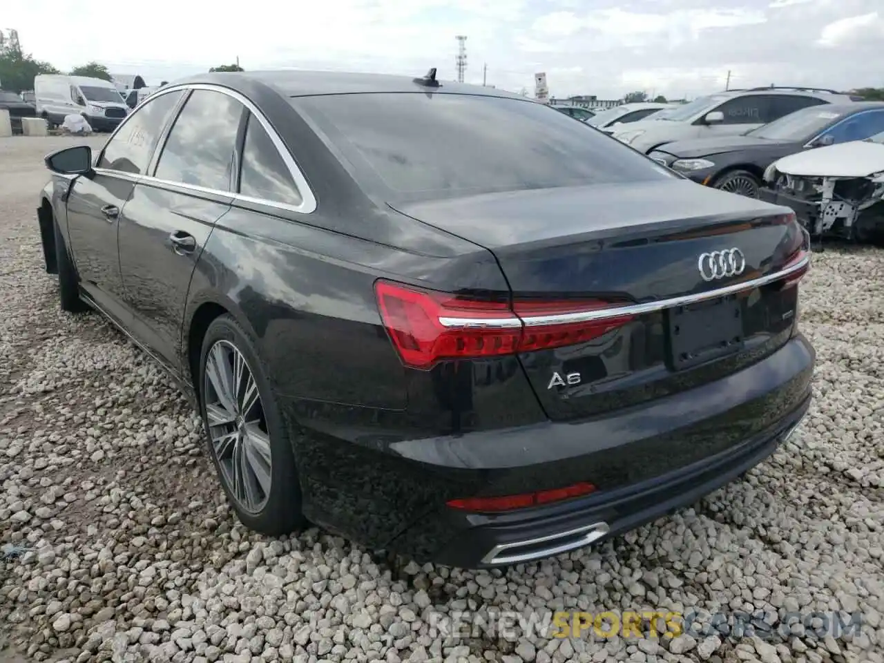 3 Photograph of a damaged car WAUL2AF28KN066093 AUDI A6 2019